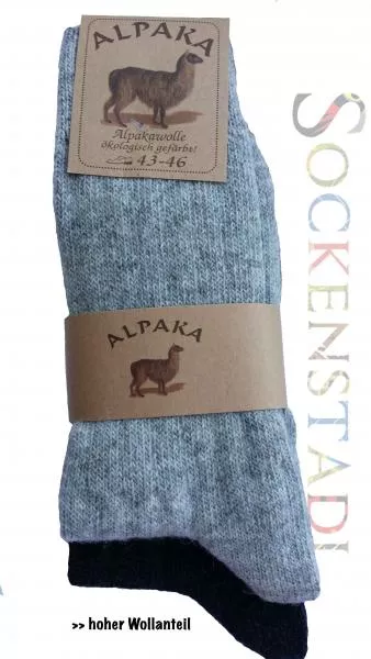 Alpka Socken | anthrazit-grau